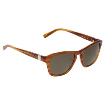 Pre Owned Valentino Brown V630S Cat Eye Sunglasses