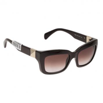 Pre Owned Valentino Brown V692S Superstud Cat Eye Sunglasses