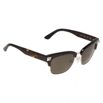 Pre Owned Valentino Black V118S Rockstud Sunglasses