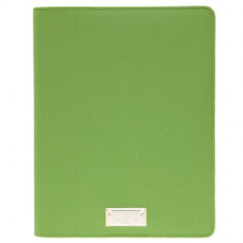 Pre Owned Valentino Green Leather iPad Case