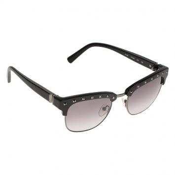 Pre Owned Valentino Black V112S Rockstud Sunglasses