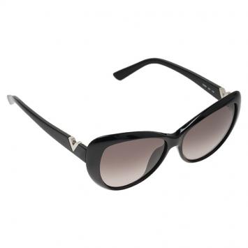 Pre Owned Valentino Black V625S Cat Eye Sunglasses