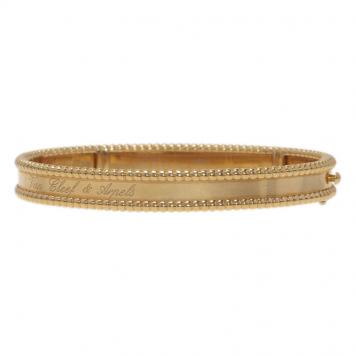 Pre Owned Van Cleef & Arpels Perlée Signature Yellow Gold Bracelet