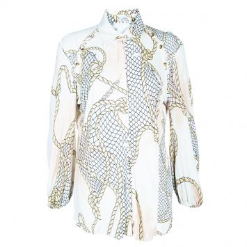 Pre Owned Versace Collection Multicolor Top L