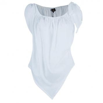 Pre Owned Vivienne Westwood Anglomania White Off-Shoulder Top M
