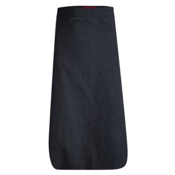 Pre Owned Vivienne Westwood Red Label Grey Wool A-Symmetric Hem Line Detail Skirt L