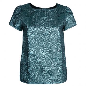Pre Owned Zadig and Voltaire Metallic Top S