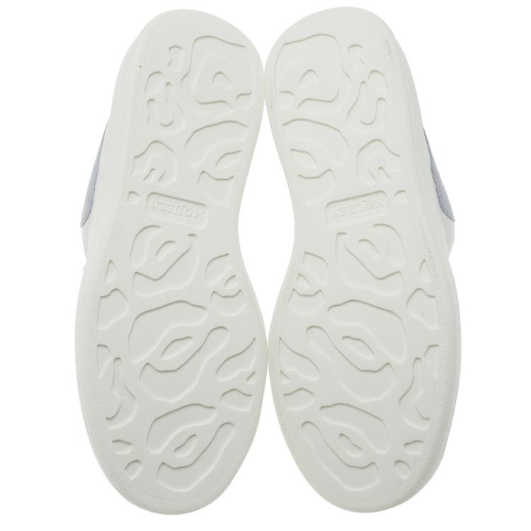 Pre Owned Alexander McQueen White Leather Platform Sneakers Size 36