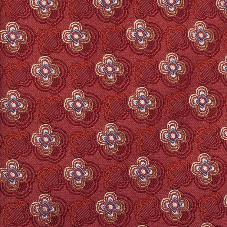 Pre Owned Ermenegildo Zegna Red Floral Print Tie