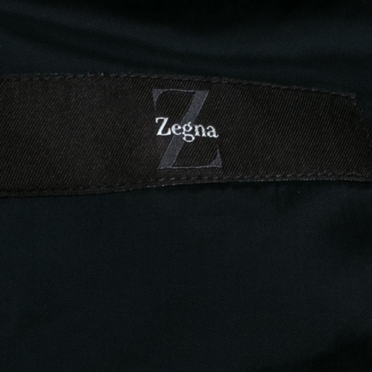 Pre Owned Z Zegna Men's Black Corduroy Blazer L