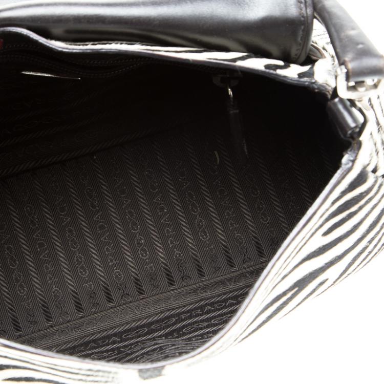 prada zebra bag