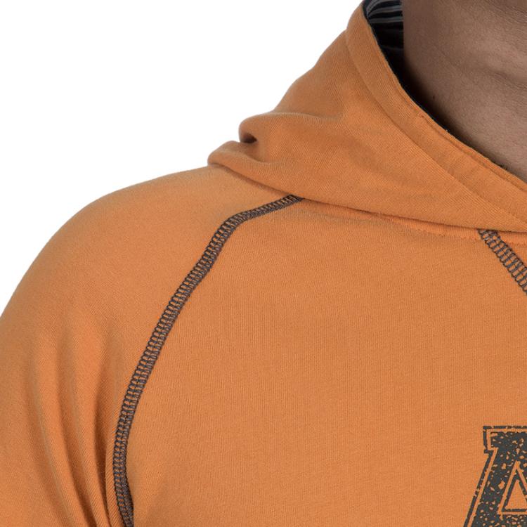 Pre Owned Armani Junior Orange Logo Print Hoodie 16 Yrs