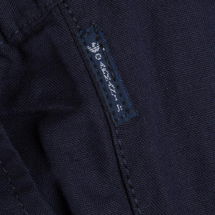 Pre Owned Armani Junior Navy Blue Trousers 2 Yrs