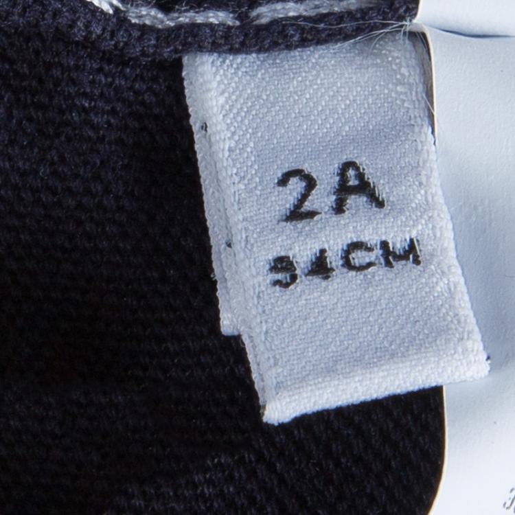 Pre Owned Armani Junior Navy Blue Trousers 2 Yrs