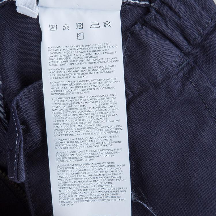 Pre Owned Armani Junior Navy Blue Trousers 2 Yrs