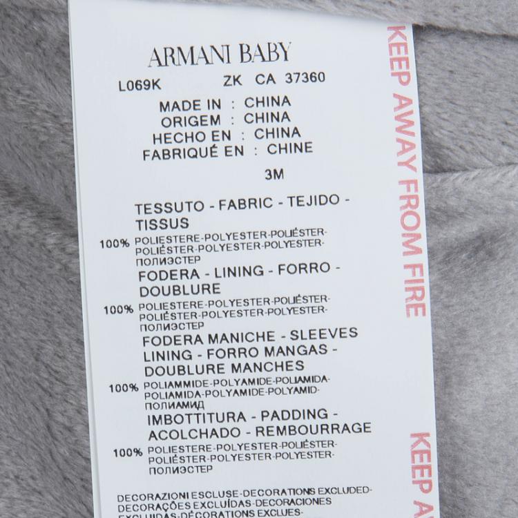 armani baby snowsuit