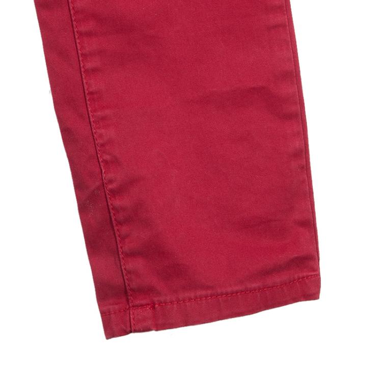 Pre Owned Armani Junior Red Brushed Cotton-Spandex Pants 13 Yrs