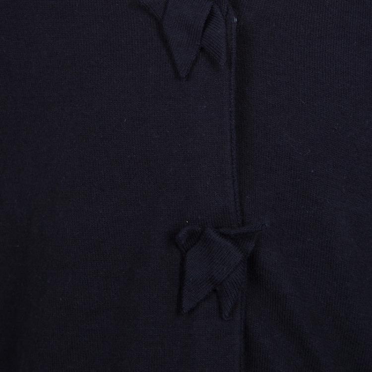 Pre Owned Armani Junior Navy Blue Cardigan 6 Yrs