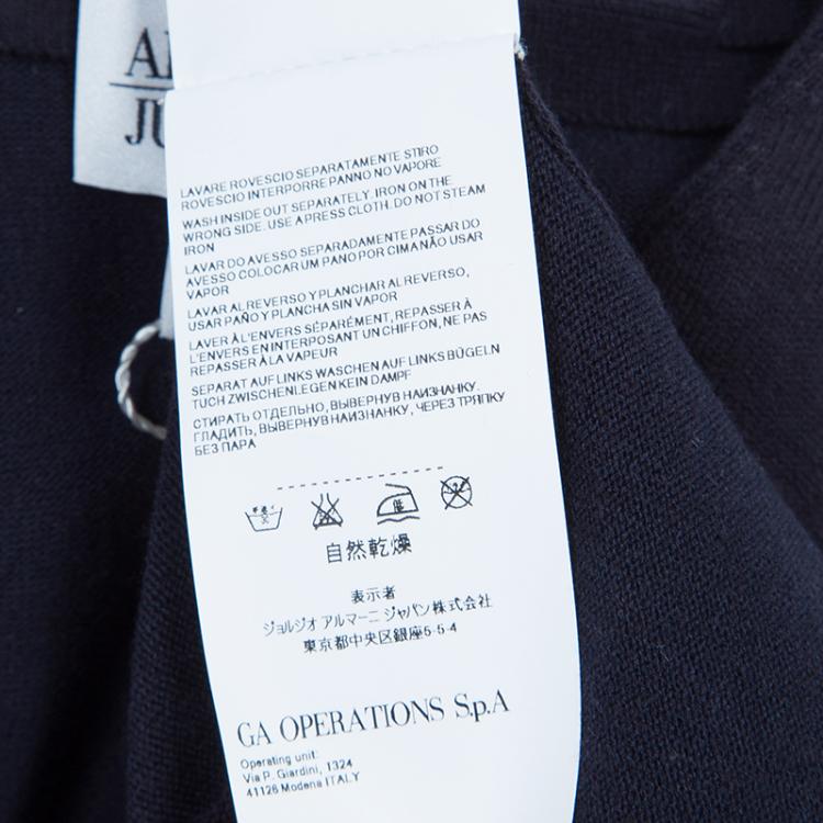 Pre Owned Armani Junior Navy Blue Cardigan 6 Yrs