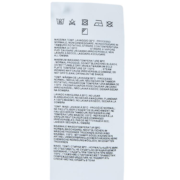 Pre Owned Armani Junior Grey Long Sleeve Flock Print T Shirt 12 Yrs