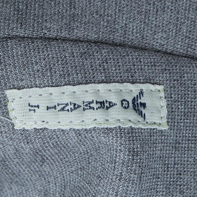 Pre Owned Armani Junior Grey Sequin Pocket Detail Sleeveless Jersey Dress 2 Yrs 