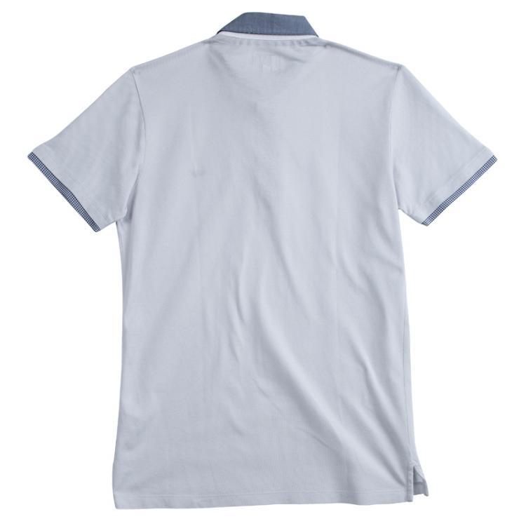 Pre Owned Armani Junior Pale Grey Polo T-Shirt 14 Yrs