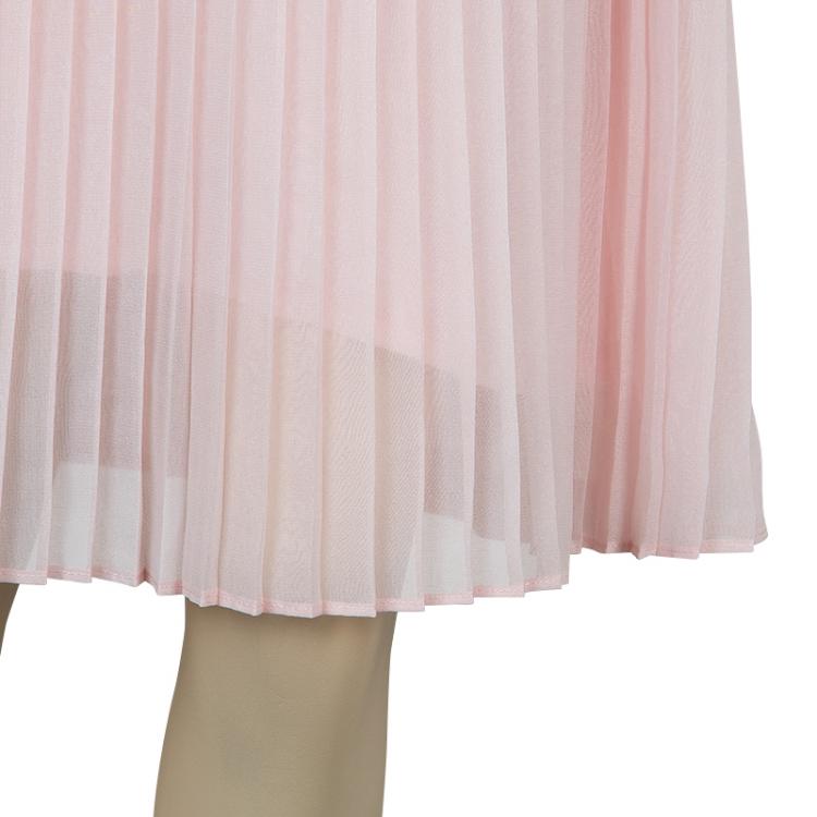 Pre Owned Armani Junior Pastel Pink Pleated Sleeveless Dress 10 Yrs