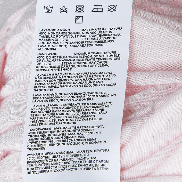 Pre Owned Armani Junior Pastel Pink Pleated Sleeveless Dress 10 Yrs