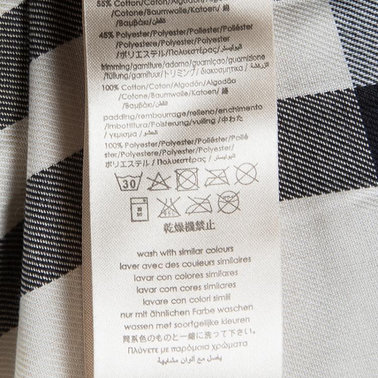 Pre Owned Burberry Beige Diamond Quilted Hooded Jacket 3 Yrs