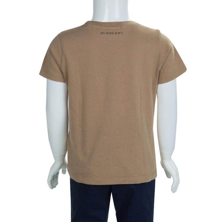 burberry t shirt kids brown