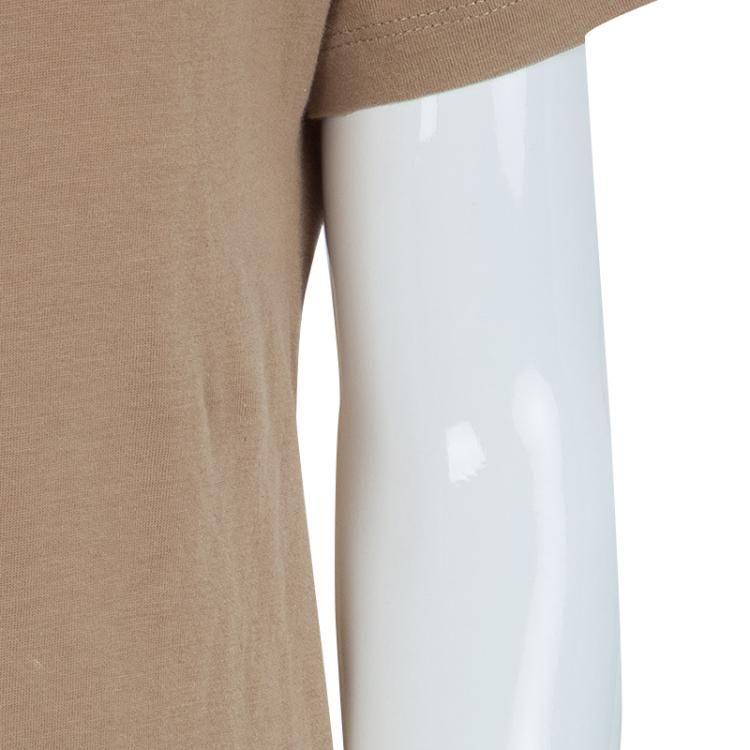 Pre Owned Burberry Children Brown Flock Printed Short Sleeve T Shirt 4 Yrs