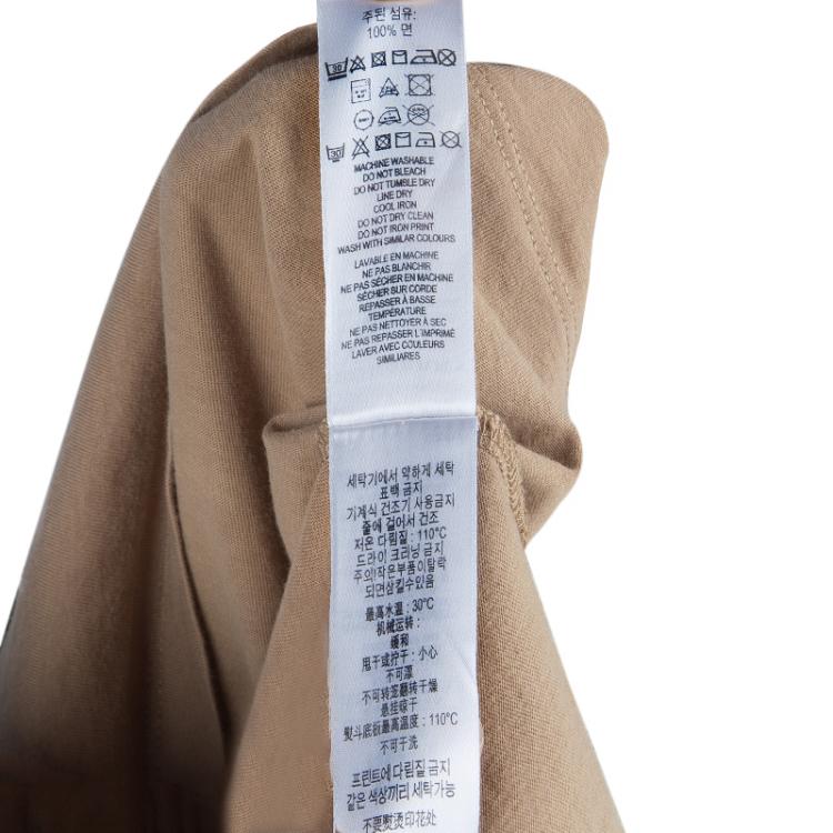 Pre Owned Burberry Children Brown Flock Printed Short Sleeve T Shirt 4 Yrs