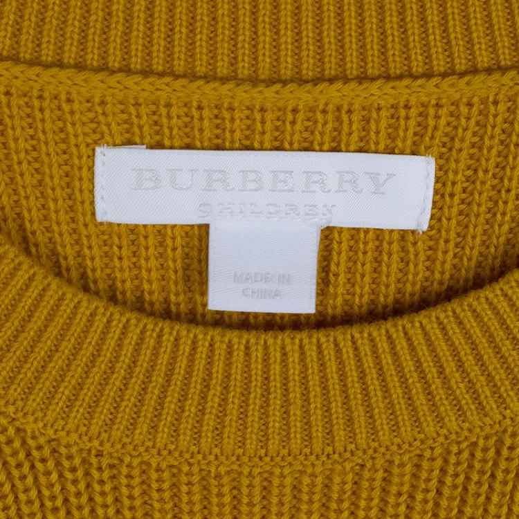 burberry kids yellow