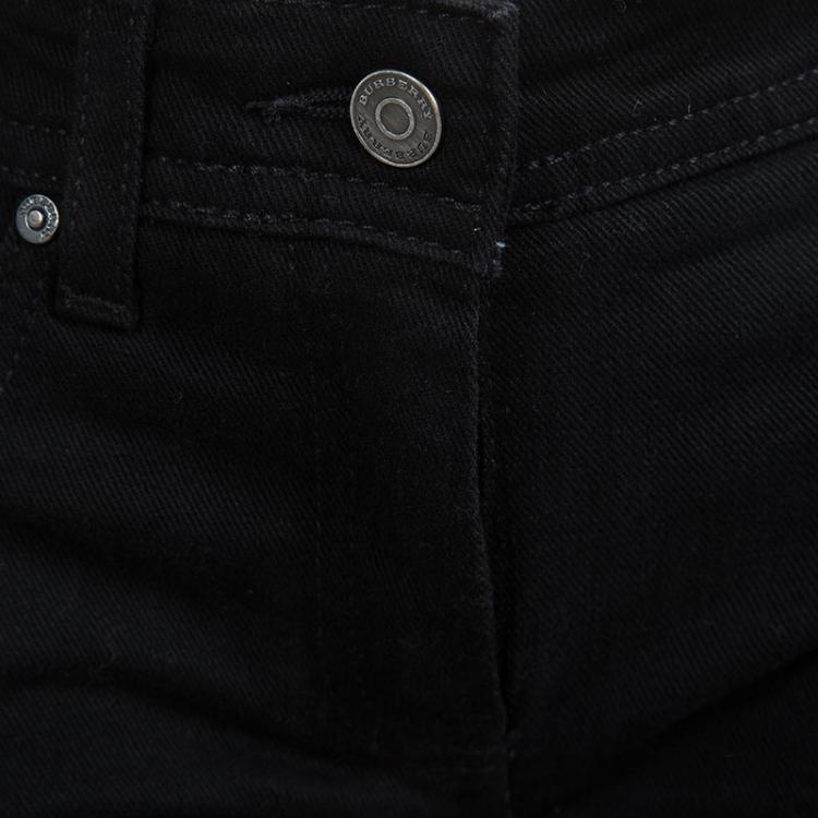 Pre Owned Burberry Children Black Denim Jeans 6 YRS
