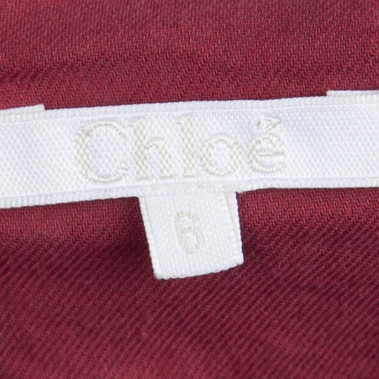 Pre Owned Chloe Multicolor Floral Printed Dress 6 Yrs