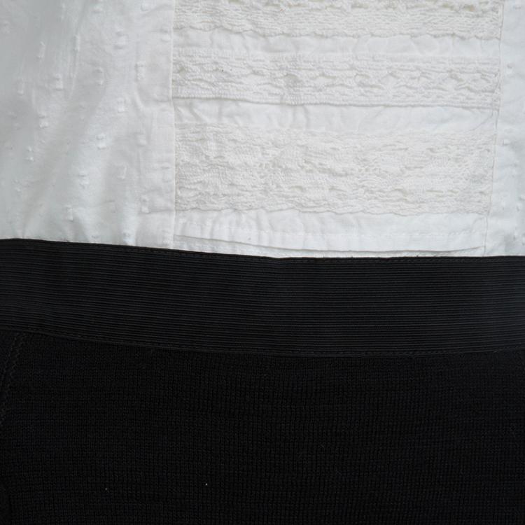 Pre Owned D&G Junior Black Wool Embellished Skirt 9-10 Yrs