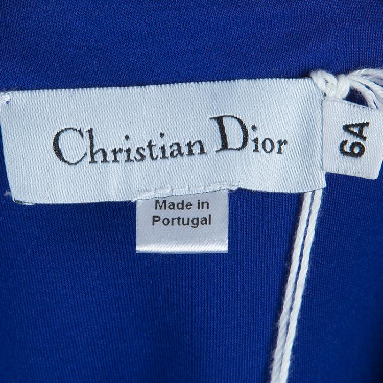 Pre Owned Dior Purple Colorblock Sleeveless Dress 6 Yrs