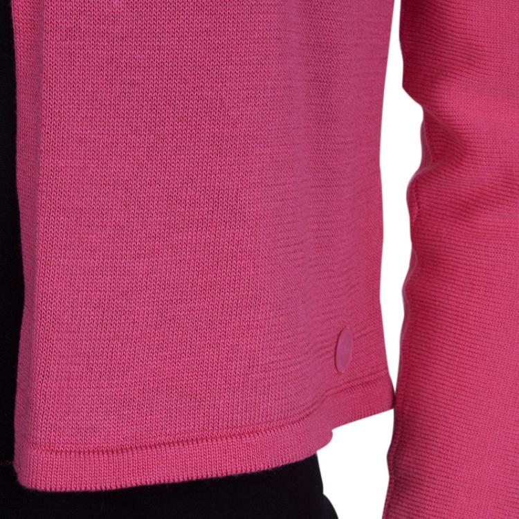 Pre Owned Dior Pink Knit Floral Sequin Detail Cardigan 10 Yrs