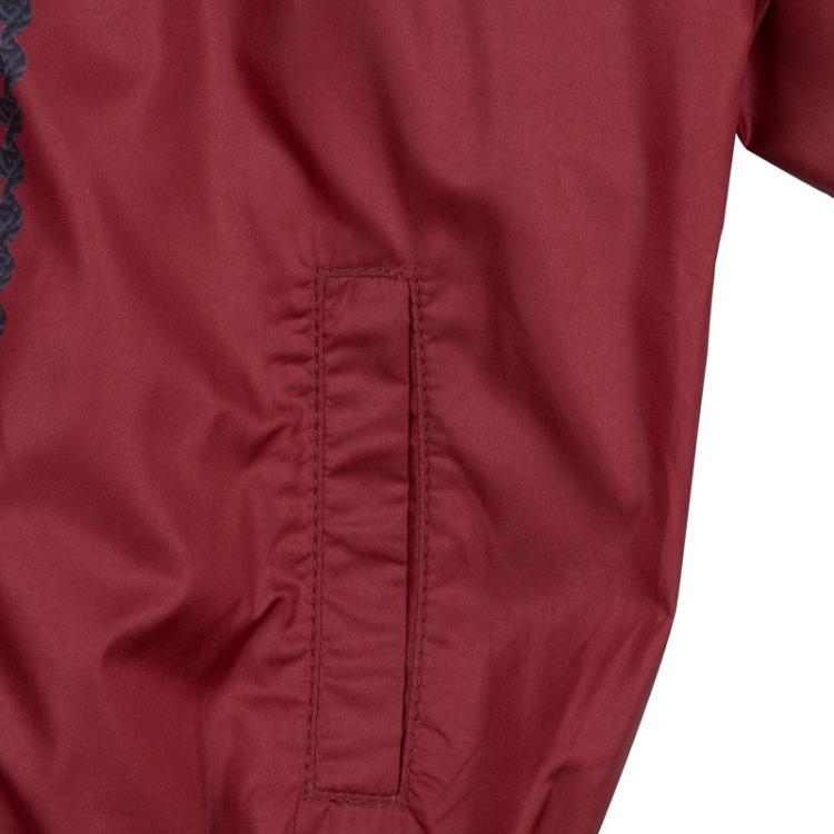 Pre Owned Dolce and Gabbana Red Printed Bomber Jacket 4 Yrs