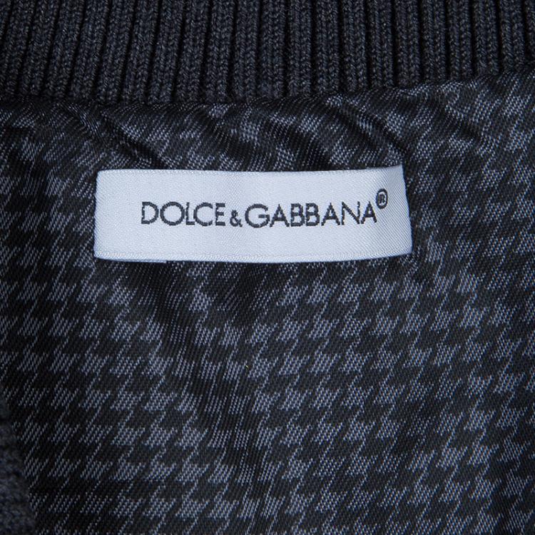 Pre Owned Dolce and Gabbana Red Printed Bomber Jacket 4 Yrs
