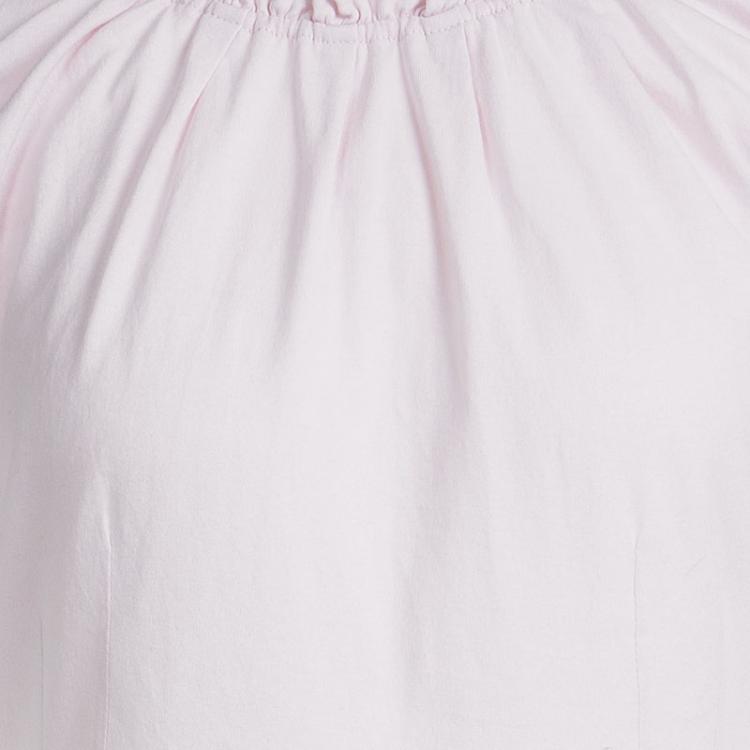 Pre Owned Dolce and Gabbana Pink Jersey Ruffle Detail Sleeveless Top 9-10 Yrs