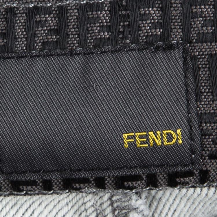 مملوكة مسبقًا Fendi Kids Grey Tailored Trousers 4 YRS