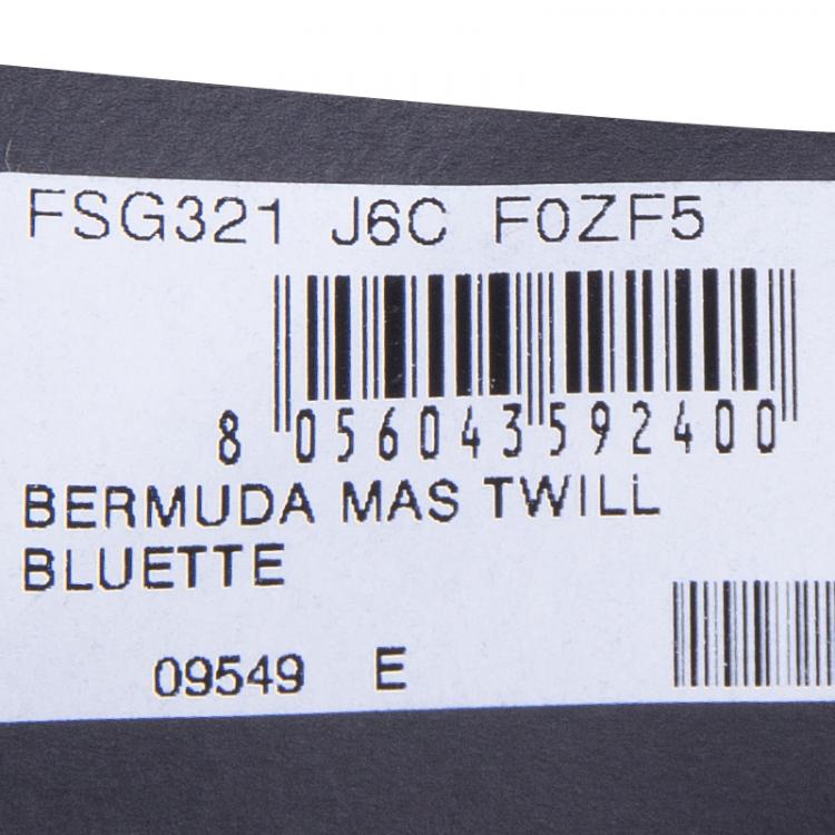 Pre Owned Fendi Blue Monogram Print Bermuda Shorts 2 Yrs