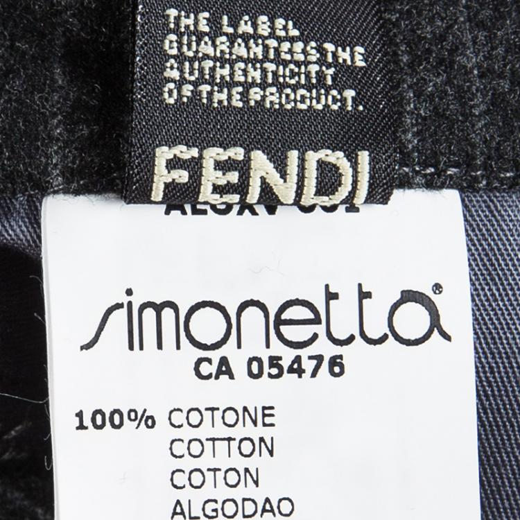 Pre Owned Fendi Colorblock Cotton Formal Onesie 6 Months