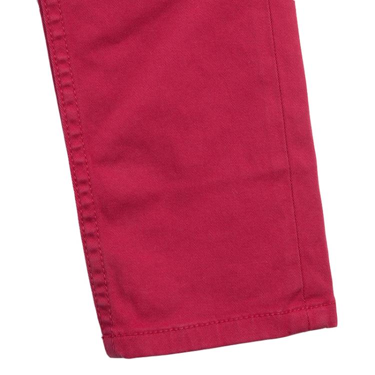 Pre Owned Fendi Red Monogrammed Pocket Flap Detail Pants 8 Yrs