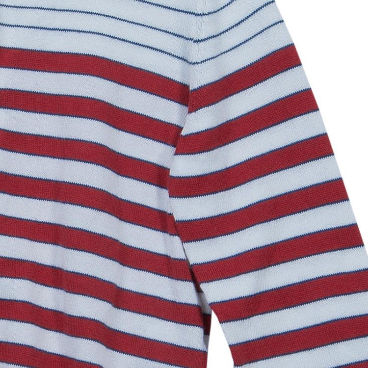 Pre Owned Fendi Multicolor Elbow Patch Detail Striped Cardigan 4 Yrs