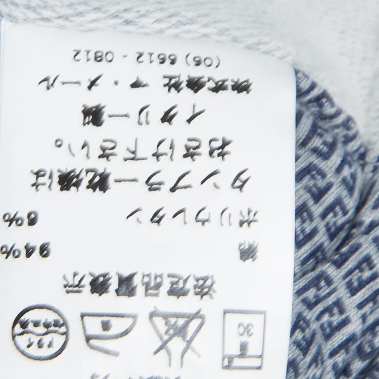 Pre Owned Fendi Grey Jersey Mini Skirt 9 Months