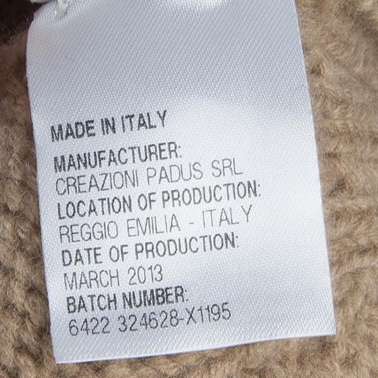 Pre Owned Gucci Beige Hooded Sweater 4 Yrs
