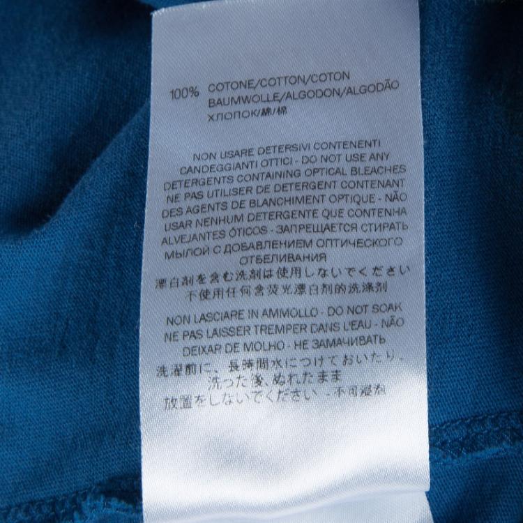 Pre Owned Gucci Blue Robot Print Crew Neck T-Shirt 6 Yrs