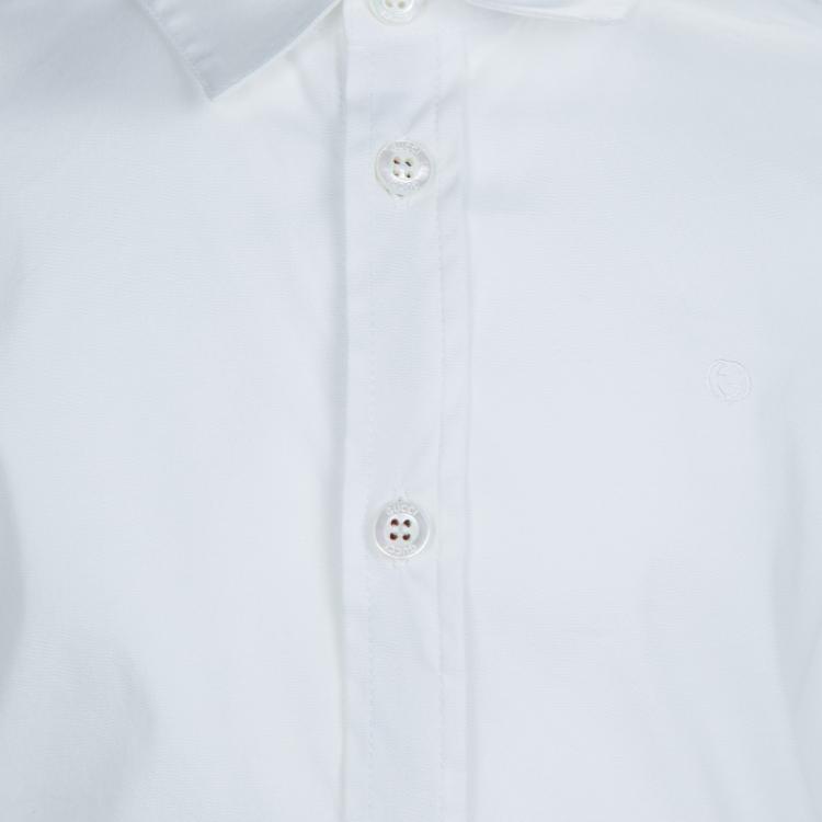 Pre Owned Gucci White Web Stripe Detail Long Sleeve Buttondown Shirt 5 Yrs